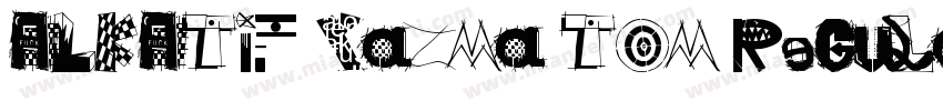 ALKATIP Yazma Tom Regular字体转换